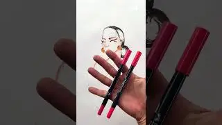 Creating fashionable gradients 🍒 #fabercastell #sketchmarker #artist #sketchtutorial #fashion