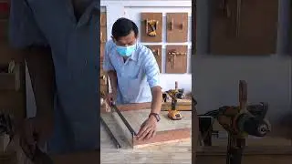 DIY woodworking Circular Saw Guide Jig 