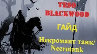 TESO: Билд на танка-некроманта/Necromant tank build. Blackwood