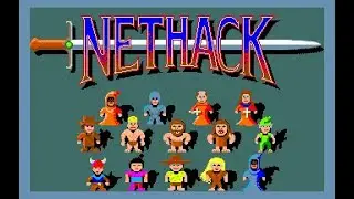 NetHack 3.6.7 MS-DOS в ASCII. Забег. Серия вторая.