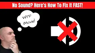 🤬 iMovie Quick FIX! How To Solve No Sound After Import [mp4, Mov]
