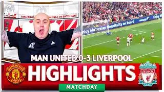 MAN UNITED 0-3 LIVERPOOL HIGHLIGHTS! Arne Slot DESTROYS Ten Hag At Old Trafford