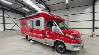 Red Semi Integrated Caravan - Akaslanoğlu Caravan - 2023 Model Caravan
