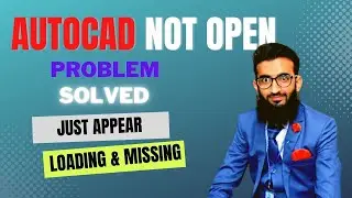 AutoCAD not opening just loading & close solution 