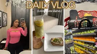 MY LIVING ALONE DIARIES | spend a day with me | meet my sister | food | silent vlog.