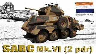 War Thunder: SARC Mk.VI  (2-Pdr), South African, Tier-2, Armored Car