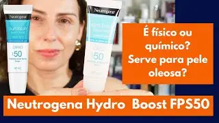 Neutrogena Sun Fresh Hydro Boost FPS50 resenha