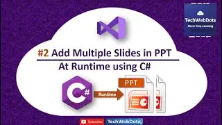 How to create PPT while adding multiple slides at runtime with Data | .NET | C#