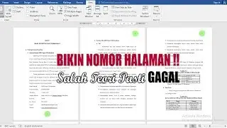 PENOMORAN HALAMAN SKRIPSI | MICROSOFT WORD