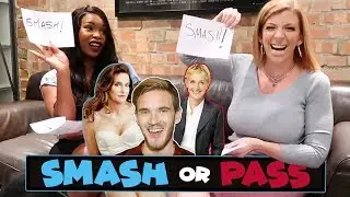 SMASH or PASS Challenge with Ellen Degeneres, Caitlyn Jenner, Pewdiepie