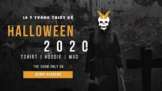 18 Ý tưởng Thiết kế Áo thun Halloween mùa sale 2020