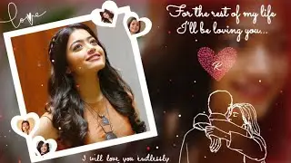Love Video Editing By Kinemaster | Best Love Status Video Template | Black Screen Template Video