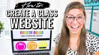 How to Create a Class Website for Teachers | Google Sites Tutorial