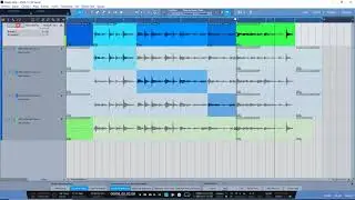 Tomas de grabación comping en Studio One