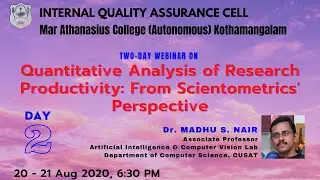 Assessing Quality of Papers/Articles || Quantitative Analysis of Research Productivity || Day 2