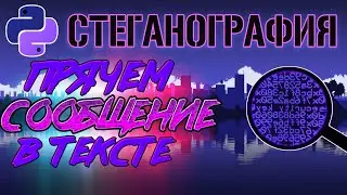 Прячем сообщение в тексте [Стеганография на Python]