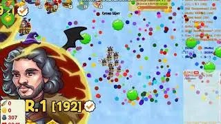 Агарио Голодные Игры! Аппнул 101 уровень и мощный захват серверов!