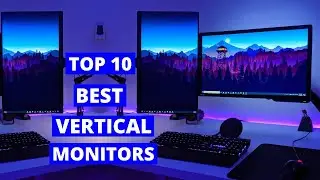 Top 10 Best Vertical Monitors For Portrait Coding, Reading & Gaming 2021 | Budget Vertical Monitors
