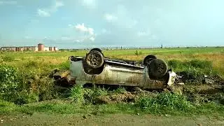 Дтп | Перевёрнутый Toyota land cruiser