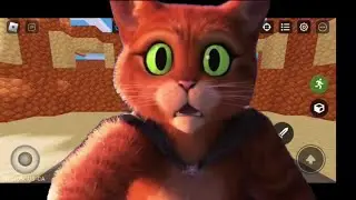 Puss In Boots death whistle meme (Cyber Vs Vanessa kit Roblox Bedwars)