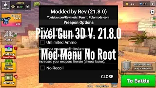 Pixel Gun 3D V. 21.8.0 Mod Menu No Root - SGM #29