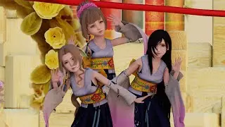 MMD Tifa Aerith Betty Yuna Dress - Patchwork Staccato ツギハギスタッカート + MORE MORE JUMP!  Update 4K 60 fps
