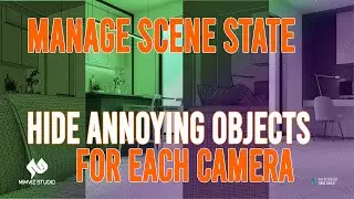 Scene State | Hide annoying objects for cameras in Batch render