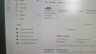 How to create a signature in Gmail