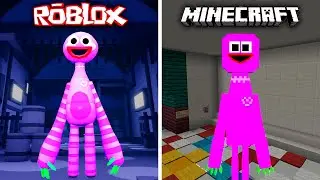 ESCAPE MR SMILEY'S DAYCARE | Minecraft PE vs Roblox | All Jumpscares & Chase Scenes