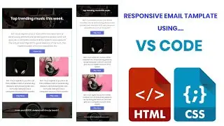 Adobe XD Responsive Email Design to html & CSS in visual Studio Code