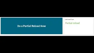 Qlik Sense Partial Reload