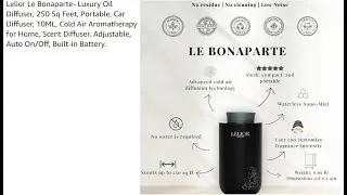 Directions on Lelior Essential Diffuser