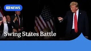 Trump and Harris campaign in key swing states | ABC News
