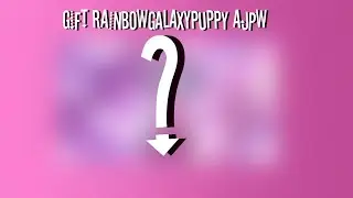 Gift for Rainbowgalaxypuppy AJPW