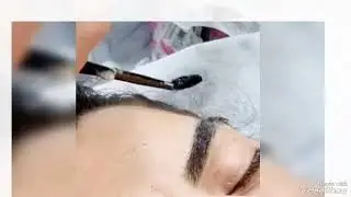 #עיצובגבות עם שעווה מתקלפת
