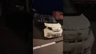 Обклейка защита морды автомобиля во время перегона из Владивостока.
