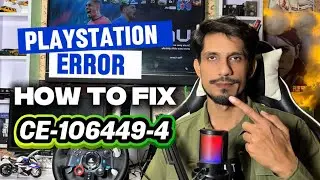 How To Fix PS5 Error Code CE-106449-4 An Error Occured Connecting the Server 