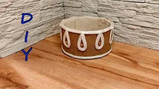 Simple and beautiful  DIY cardboard box made from affordable