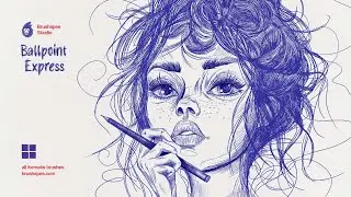 Pen Girl - Full Process