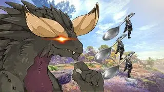 When you fire a SOS flare, and find the other two Hunting Horn mains in existence