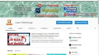 How to make a Youtube Channel Art/Banner Without photoshop in just 2 minutes !!