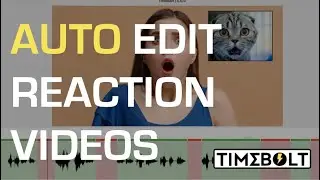 Edit reaction video for YouTube automatically
