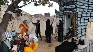 Causing disturbance by Saifullah's second wife and the severe illness of a nomadic woman