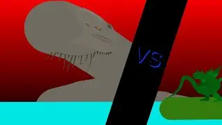 Jormungandr (God Of War) VS Godzilla (Earth) || Stick Nodes||