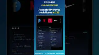 Animated Marquee social icons in CSS! 