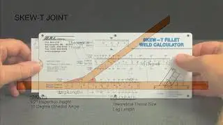 Линейка сварщика и шаблон Skew-T