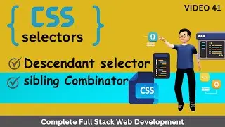 CSS Descendant selector | CSS sibling combinator | Descendant selector in CSS #webdevelopment #css