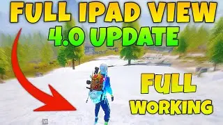 HOW TO GET IPAD VIEW PUBG Mobile in 4.0 UPDATE ✅ | ipad view PUBG Mobile 4.0 | ipad view 4.0