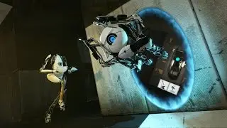 Portal 2, дедуля с бабулей играют вдвоем