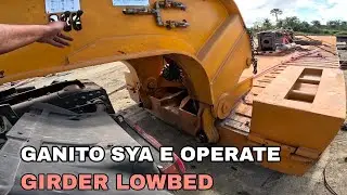 Ganito e operate ang girder lowbed | @jojotrucker2937JGO BUILDERS | FROM VALENZUELA TO TACLOBAN